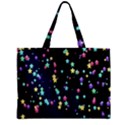 Pretty Stars Pattern Zipper Tiny Tote Bags View2