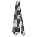 Black and White Geometric Tribal Pattern Neckties (Two Side)  View1