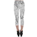 White Marble Capri Leggings View2