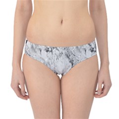 White Marble Hipster Bikini Bottoms by ArgosPhotography