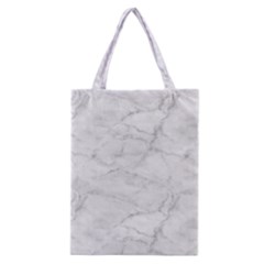 White Marble 2 Classic Tote Bags by ArgosPhotography