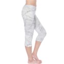 White Marble 2 Capri Leggings View4