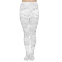 White Marble 2 Women s Tights View1