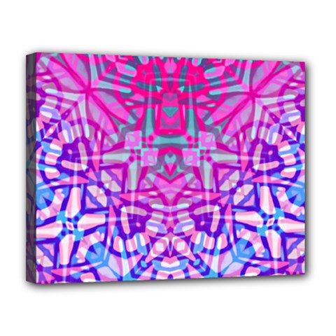 Ethnic Tribal Pattern G327 Canvas 14  X 11  by MedusArt