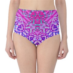 Ethnic Tribal Pattern G327 High-waist Bikini Bottoms by MedusArt