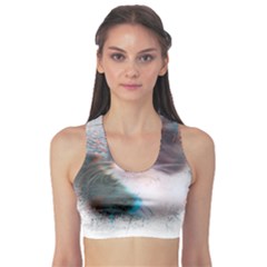 Cat Splash Png Sports Bra by infloence