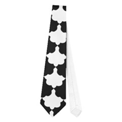 Black And White Scallop Repeat Pattern Neckties (one Side)  by PaperandFrill