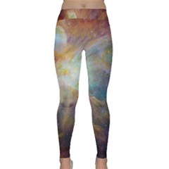 Rainbow Nebula Yoga Leggings  by boops