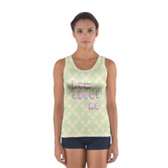 How About No V2 Women s Sport Tank Top  by Xnvy