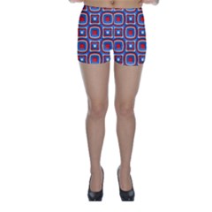 3d Squares Skinny Shorts by LalyLauraFLM