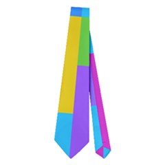 Colorful Tetris Shapes Necktie by LalyLauraFLM