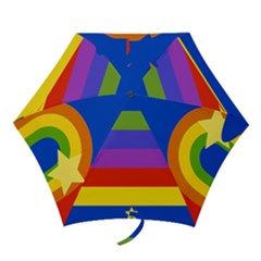 Rainbow Mini Folding Umbrella by Ellador