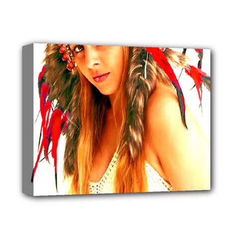 Indian 25 Deluxe Canvas 14  X 11  by indianwarrior