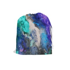 Violet Art Drawstring Pouch (large) by 20JA