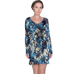 Abstract #15 Long Sleeve Nightdress by Uniqued