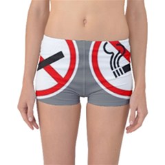 No Smoking  Boyleg Bikini Bottoms by MRTACPANS