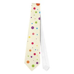 Colorful Dots Pattern Neckties (two Side)  by TastefulDesigns