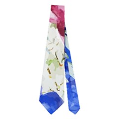 Watercolor Spring Flowers Neckties (two Side)  by TastefulDesigns