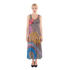 Rainbow Passion Full Print Maxi Dress by SugaPlumsEmporium