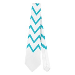 Blue White Chevron Neckties (two Side)  by yoursparklingshop