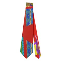 Bright Red Mod Pop Art Neckties (two Side)  by BrightVibesDesign