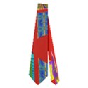 Bright Red Mod Pop Art Neckties (Two Side)  View2