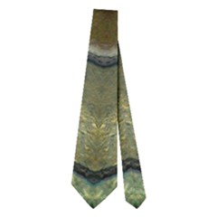 Pink Turquoise Stone Abstract Neckties (two Side)  by BrightVibesDesign