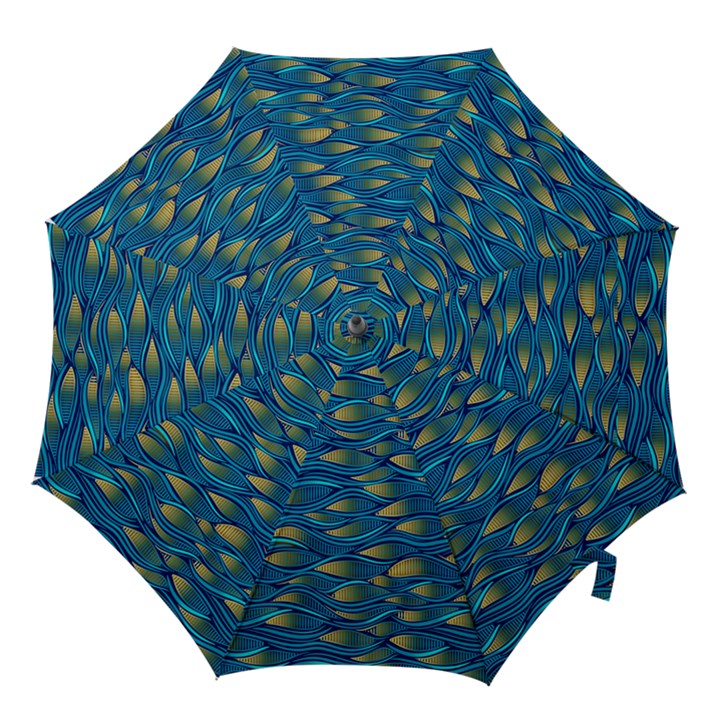 Blue Waves Hook Handle Umbrellas (Small)