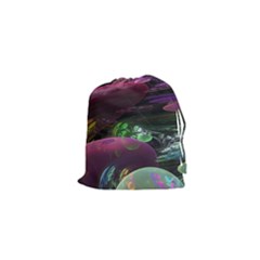 Creation Of The Rainbow Galaxy, Abstract Drawstring Pouches (xs)  by DianeClancy