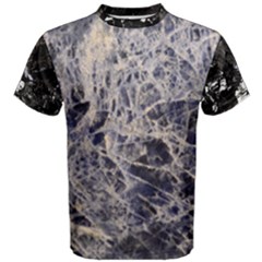 Rugged Man Black & Blue, Men s Cotton Tee by UniqueCre8ion