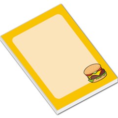 Cheeseburger Large Memo Pads by sifis