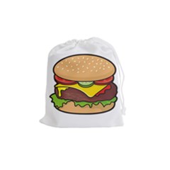 Cheeseburger Drawstring Pouches (medium)  by sifis