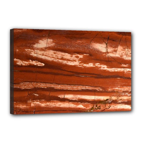 Red Earth Natural Canvas 18  X 12  by UniqueCre8ion