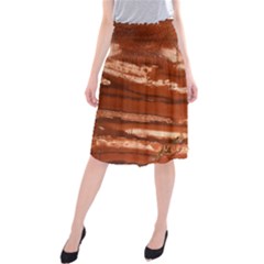 Red Earth Natural Midi Beach Skirt by UniqueCre8ion