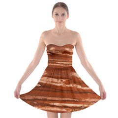 Red Earth Natural Strapless Dresses by UniqueCre8ion