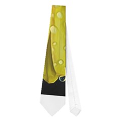 Yellow Flower Close Up Neckties (one Side)  by MichaelMoriartyPhotography