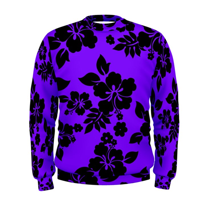 Violet Dark Hawaiian Men s Sweatshirt