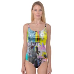 Graffiti Pop Camisole Leotard  by ArtistRoseanneJones