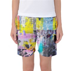 Graffiti Pop Women s Basketball Shorts by ArtistRoseanneJones