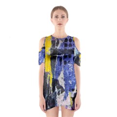 Urban Grunge Cutout Shoulder Dress by ArtistRoseanneJones