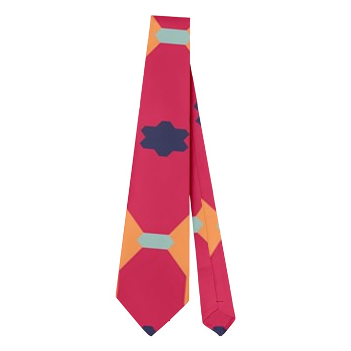 Red flowers pattern                                                                            Necktie