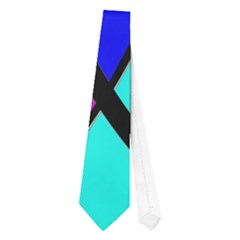 Purple And Blue Neckties (one Side)  by Valentinaart