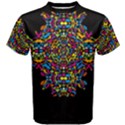 Stained glass pattern Men s Cotton Tee View1