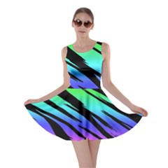 Rainbow Tiger Skater Dress by ArtistRoseanneJones