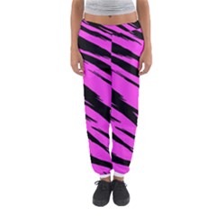 Pink Tiger Women s Jogger Sweatpants by ArtistRoseanneJones