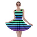 Rainbow Stripes Skater Dress View1