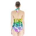 Rainbow Scene Kid Sketches Halter Swimsuit View2