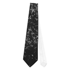 Dark Geometric Grunge Pattern Print Neckties (one Side)  by dflcprints