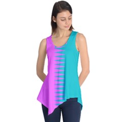 Contrast Color Sleeveless Tunic by olgart