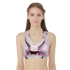 Sweet Tuesday Sports Bra With Border by kaoruhasegawa